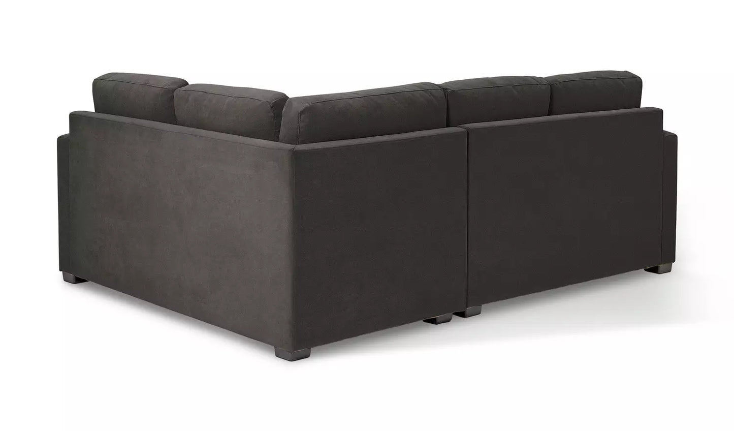 Habitat Reagan Fabric Right Hand Corner Sofa Bed- Charcoal