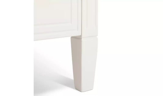 Assembled Lucie 6 Drawer Chest - Off White