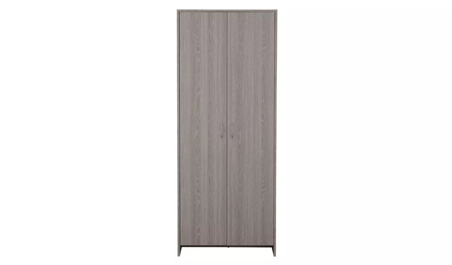 Seville 2 Door Wardrobe - Grey Oak Effect