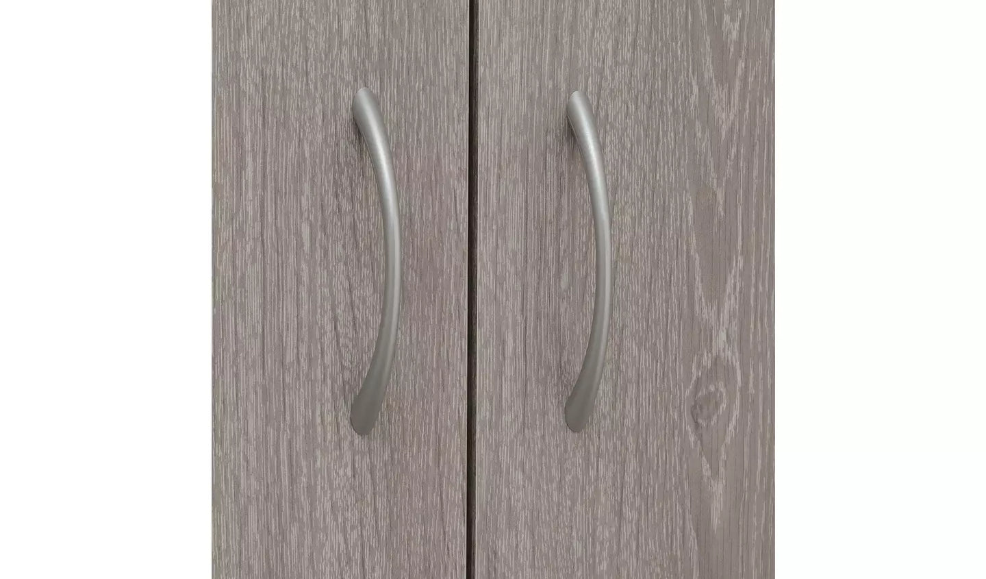 Seville 2 Door Wardrobe - Grey Oak Effect