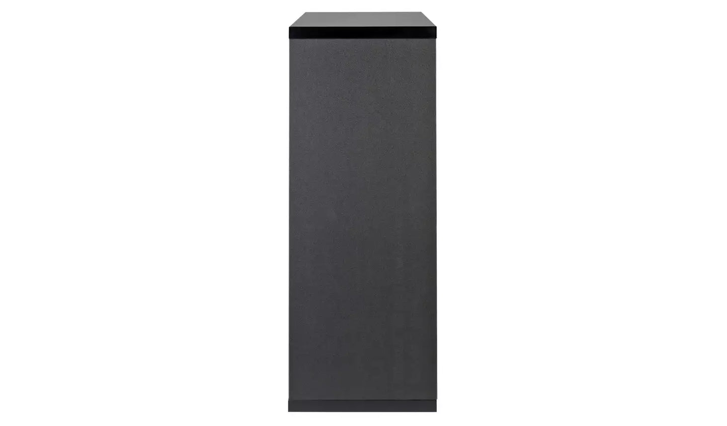 Assembled Habitat Squares Plus 6 Cube Storage Unit - Black