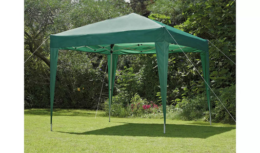 2.4m x 2.4m Pop Up Garden Gazebo - Green