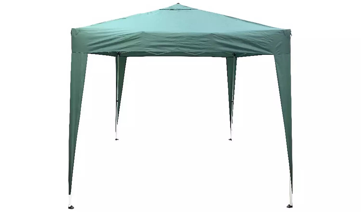 2.4m x 2.4m Pop Up Garden Gazebo - Green