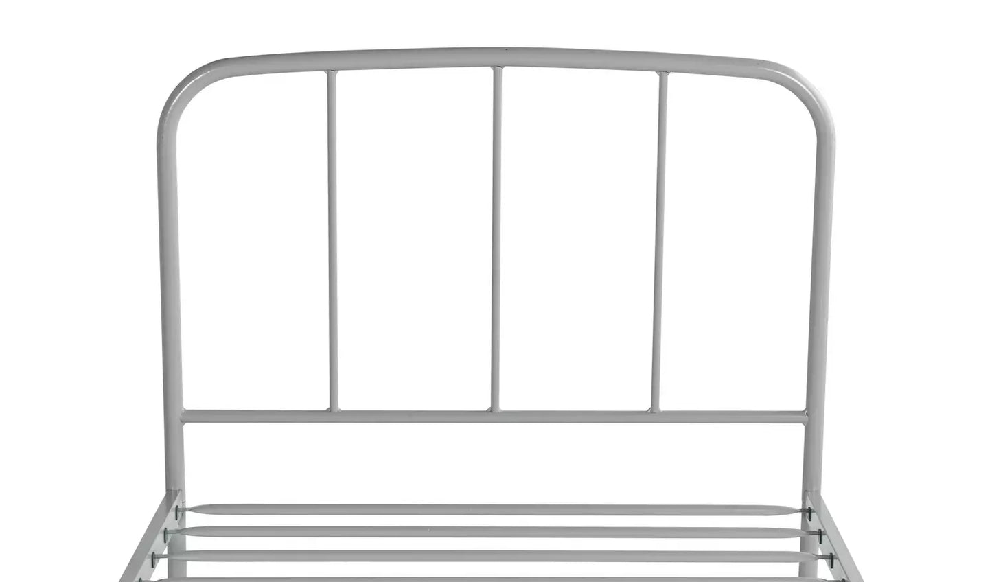 Freja Single Metal Bed Frame - Silver