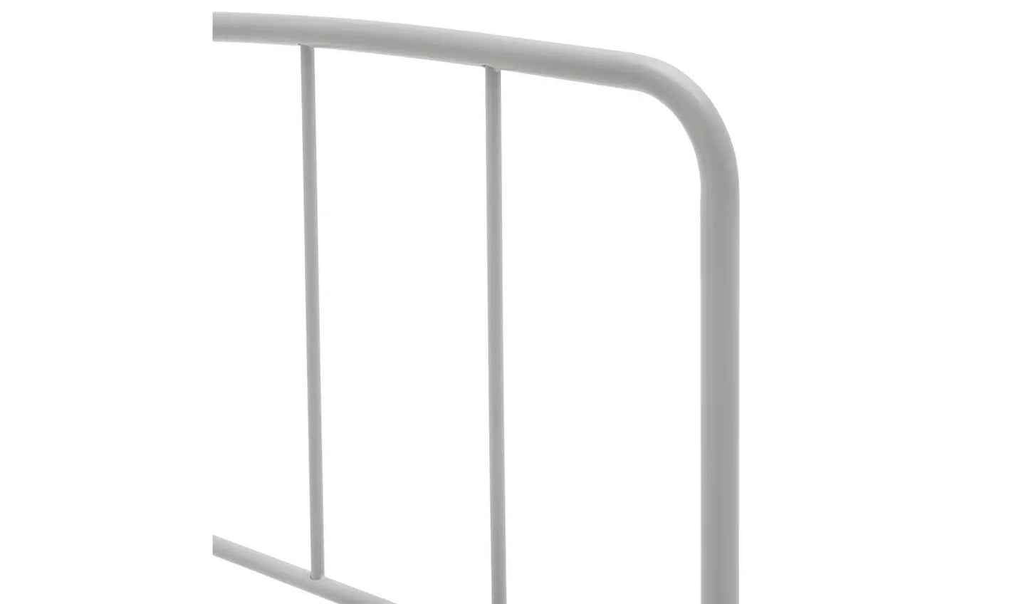 Freja Single Metal Bed Frame - Silver