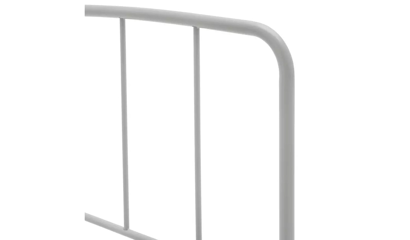 Freja Single Metal Bed Frame - Silver
