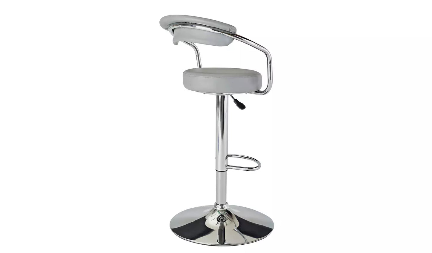 Assembled Executive Gas Lift Bar Stool - Grey