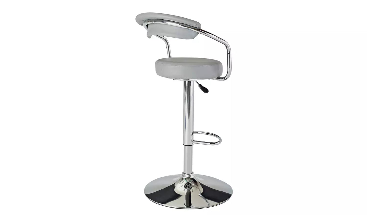 Assembled Executive Gas Lift Bar Stool - Grey