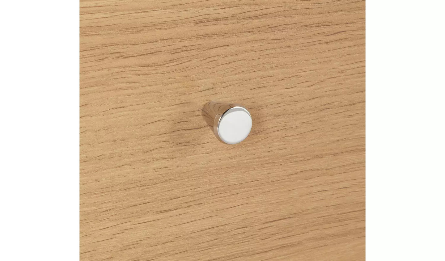 Malibu 4 Door 3 Drawer Mirror Wardrobe - Oak Effect