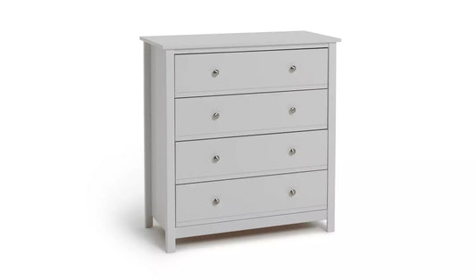 Assembled Habitat Brooklyn 4 Chest of Drawers - White