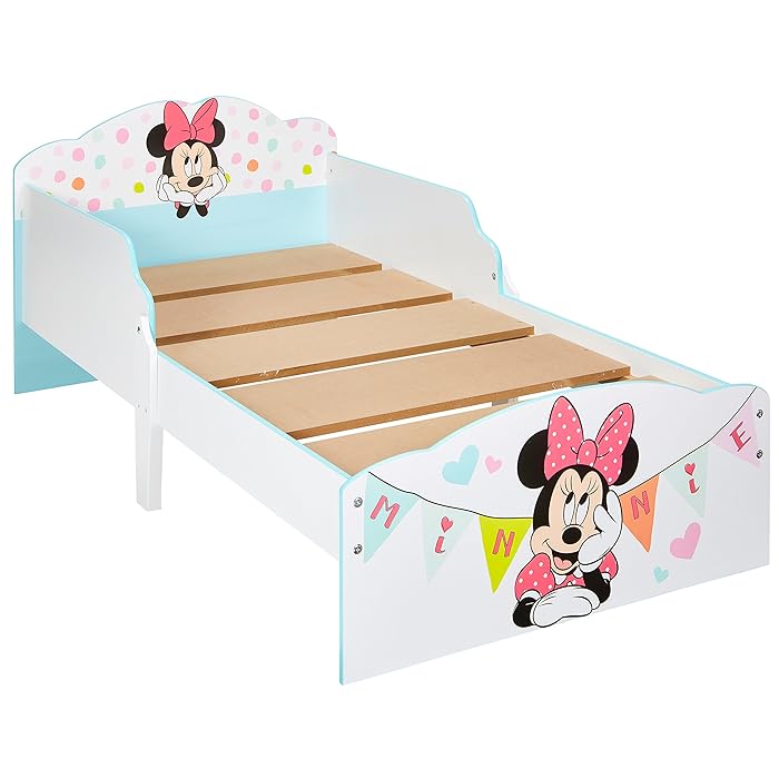Minnie Mouse Toddler Bed - White