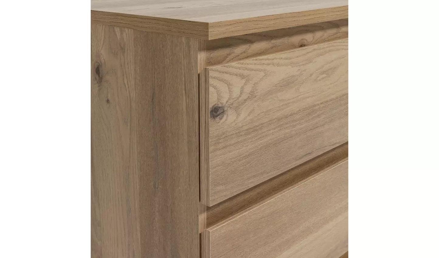 Assembled Habitat Jenson 3+3 Drawer Chest - Oak Effect