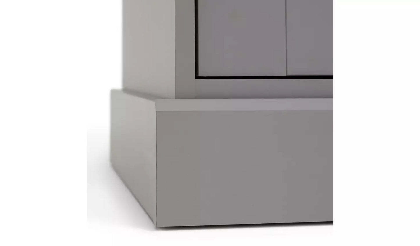 Assembled Winchester TV Unit - Grey