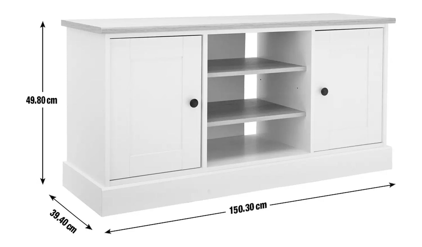 Assembled Winchester TV Unit - Grey