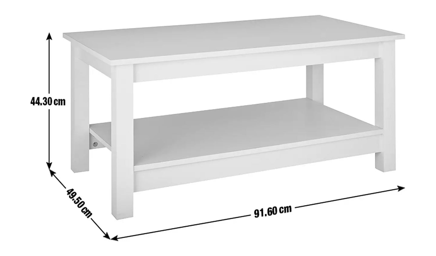 Assembled Malibu Coffee Table - Natural