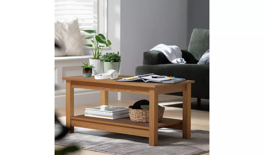 Assembled Malibu Coffee Table - Natural