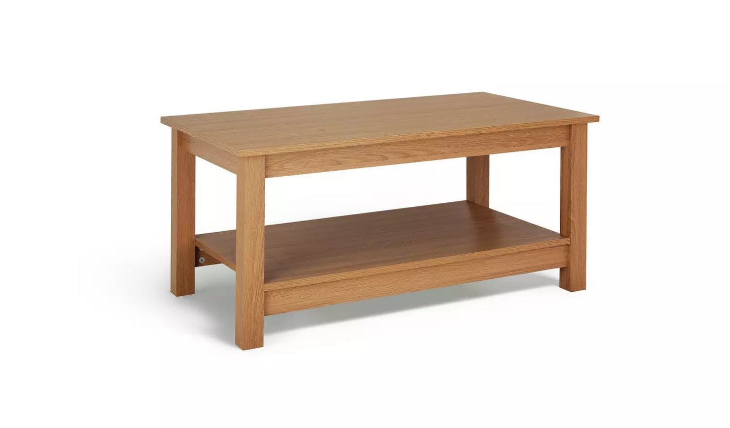 Assembled Malibu Coffee Table - Natural