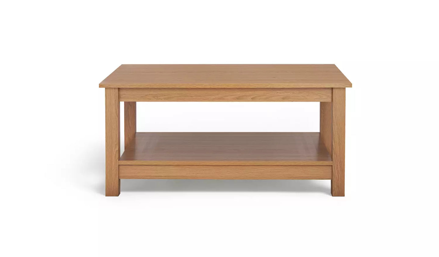 Assembled Malibu Coffee Table - Natural