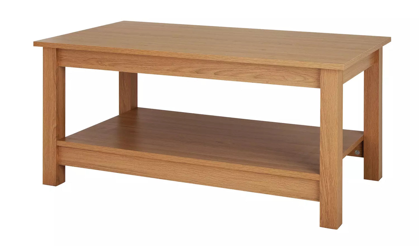 Assembled Malibu Coffee Table - Natural