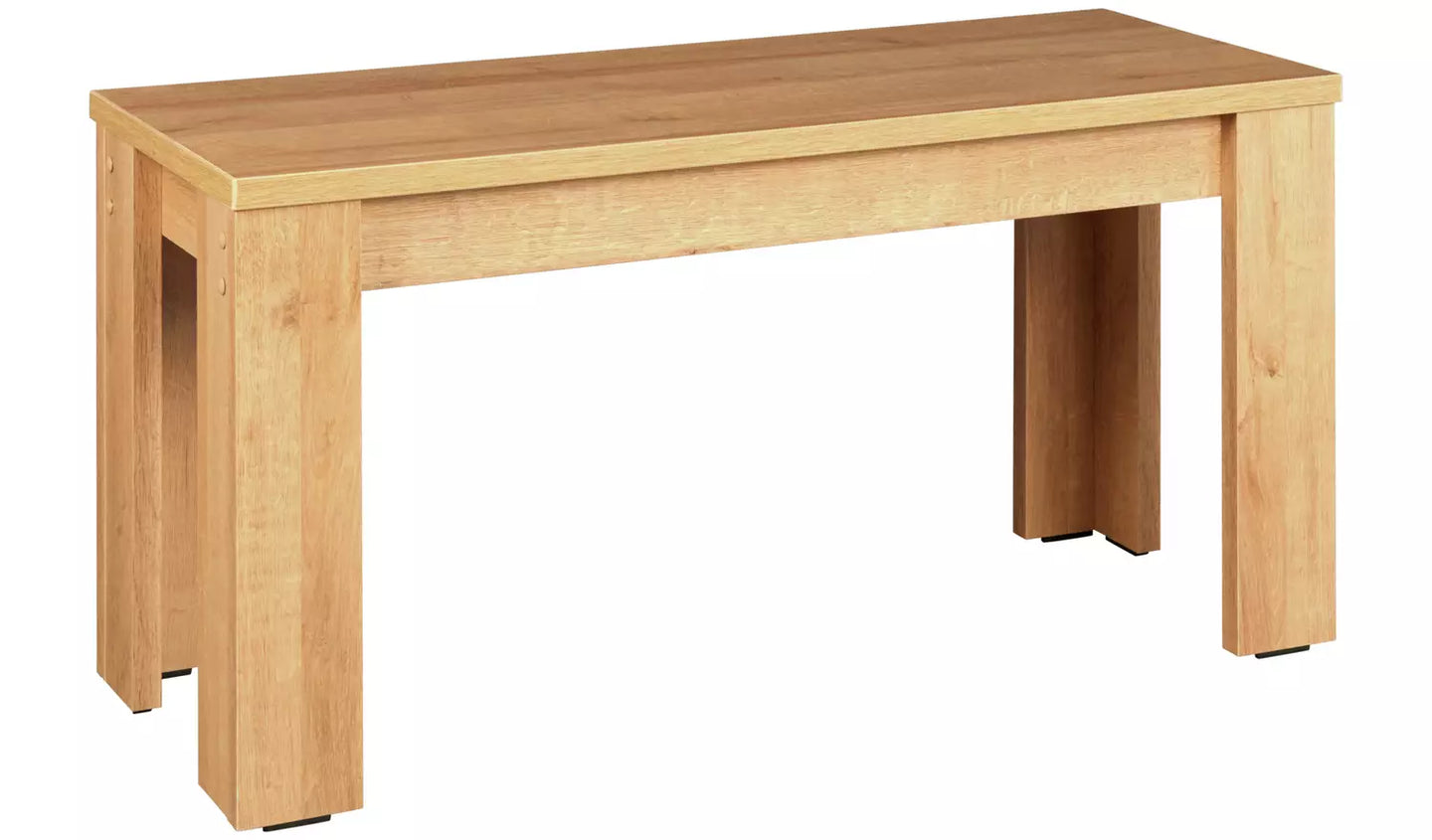 Ready Assembled Miami Dining Bench - Oak Effect