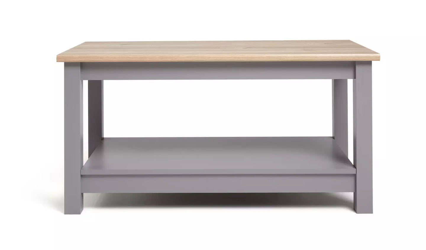 Ready Assembled Habitat Winchester Coffee Table - Grey