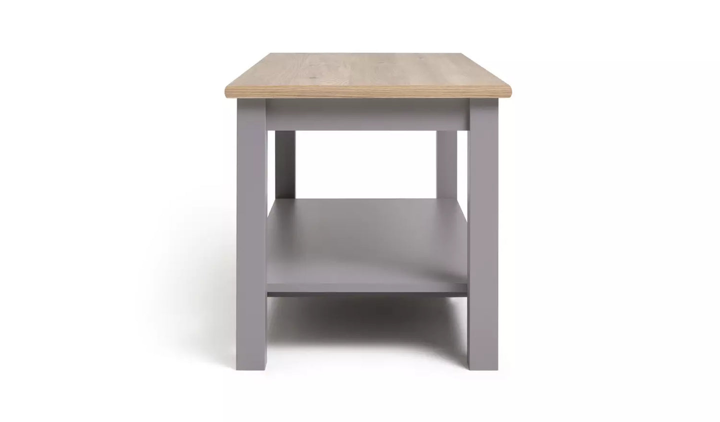 Ready Assembled Habitat Winchester Coffee Table - Grey