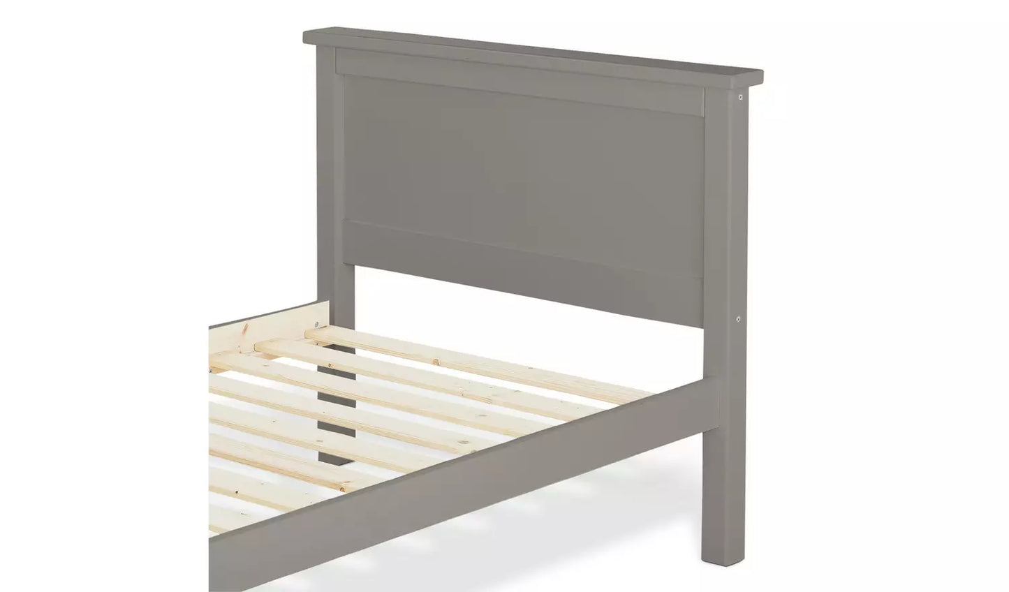Habitat Brooklyn Single Bed - Grey