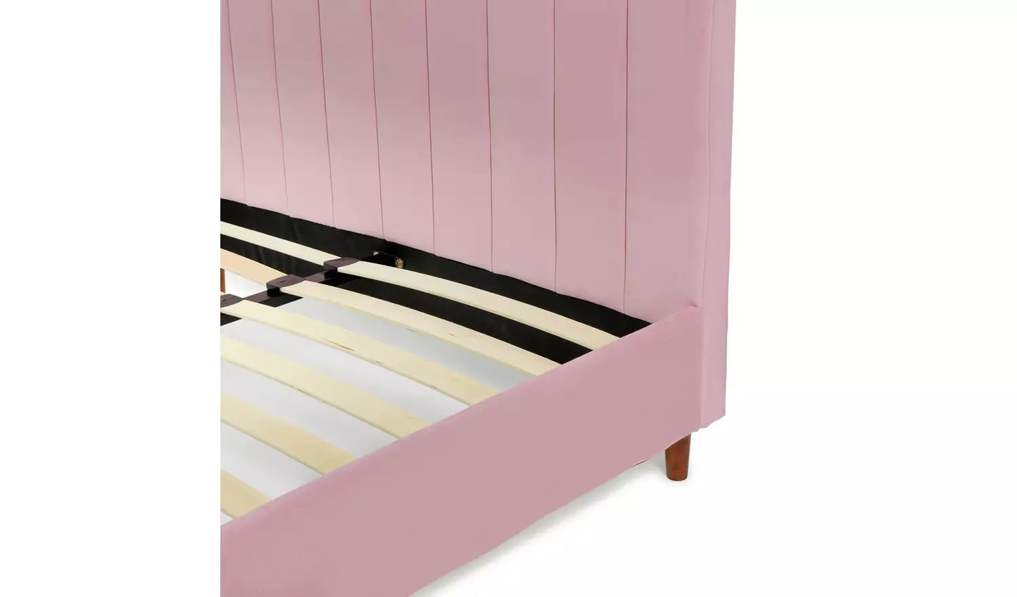 Pandora Double Velvet Bed Frame - Pink