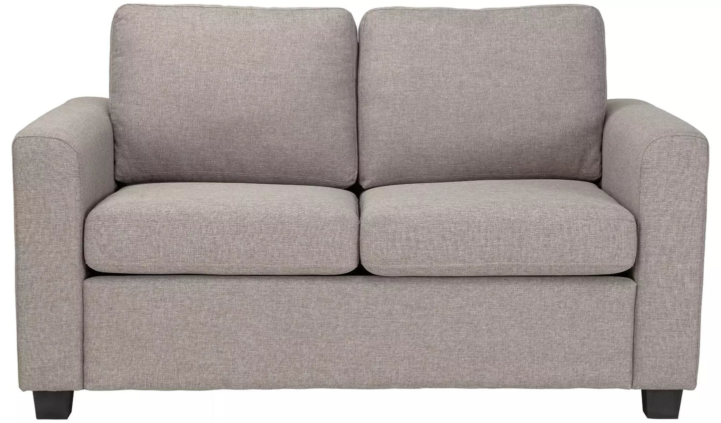 Habitat Apartment Fabric 2 Seater Sofa Bed - Light Grey
