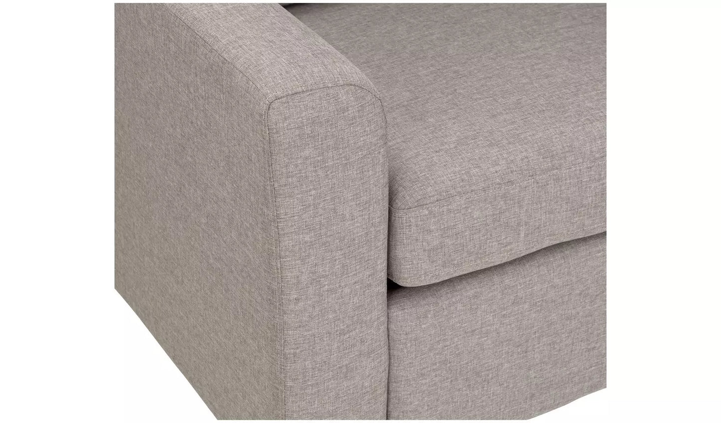 Habitat Apartment Fabric 2 Seater Sofa Bed - Light Grey