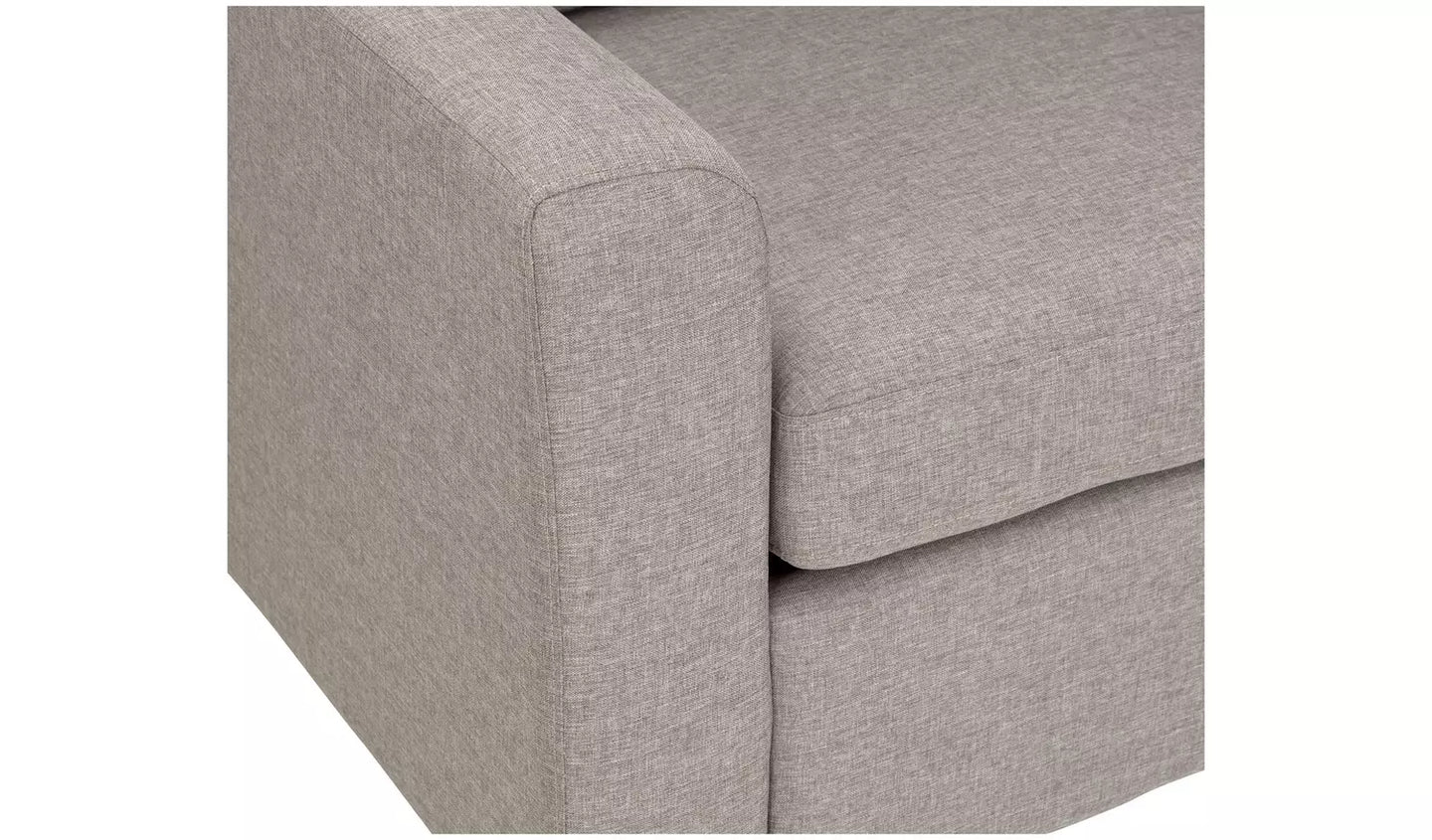 Habitat Apartment Fabric 2 Seater Sofa Bed - Light Grey