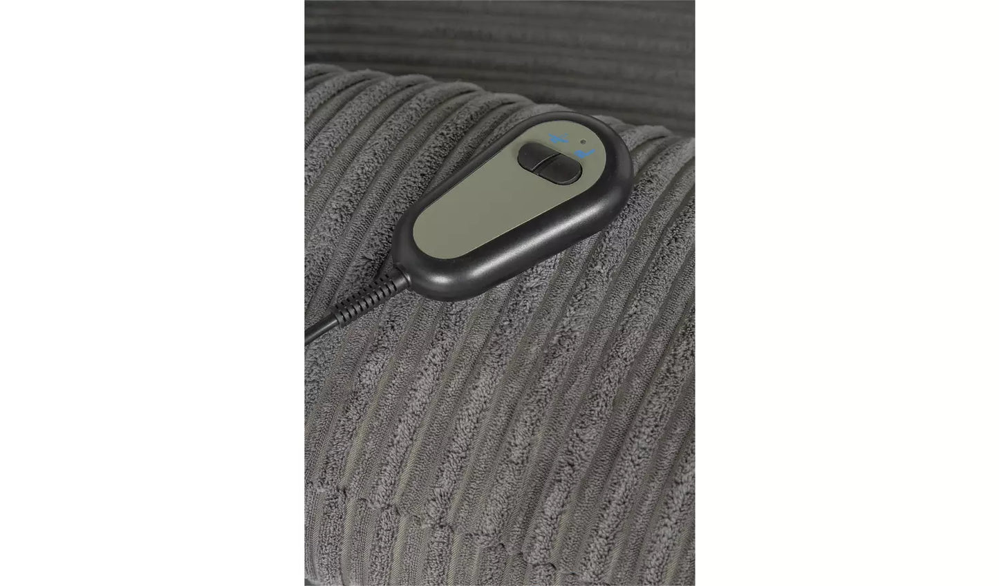 Bradley Rise & Recline Chair - Charcoal & Black