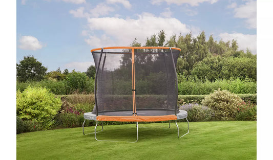 Sportspower 8ft Outdoor Kids Trampoline with Enclosure