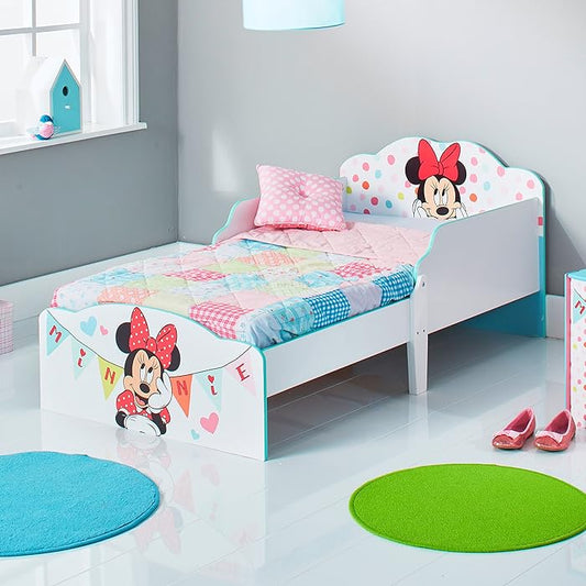 Minnie Mouse Toddler Bed - White