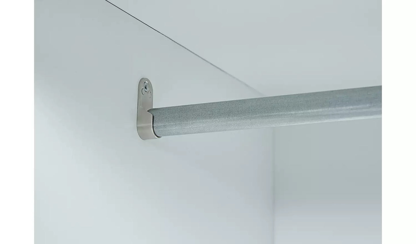 Malibu 3 Door 4 Drawer Mirror Wardrobe - White