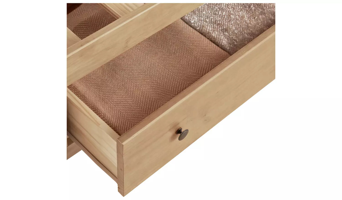 Emberton Kingsize Wooden Bed Frame - Pine