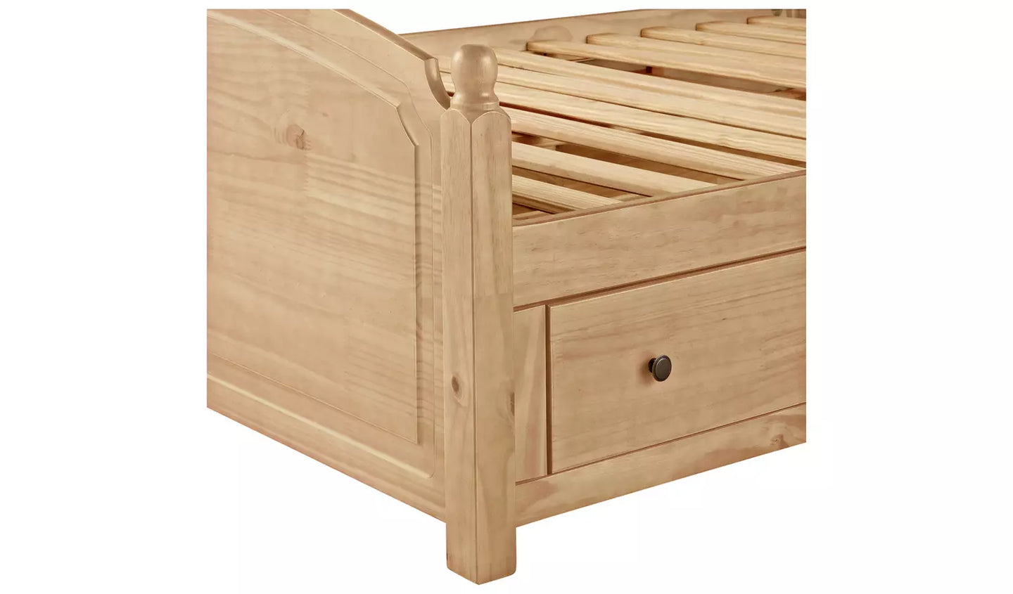 Emberton Kingsize Wooden Bed Frame - Pine