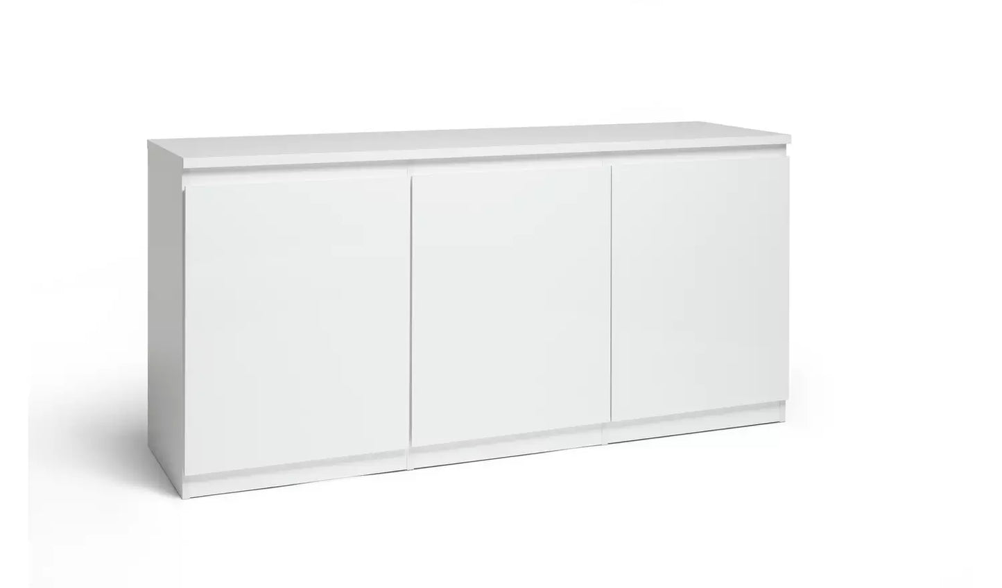 Assembled Habitat Jenson 3 Door Sideboard - White