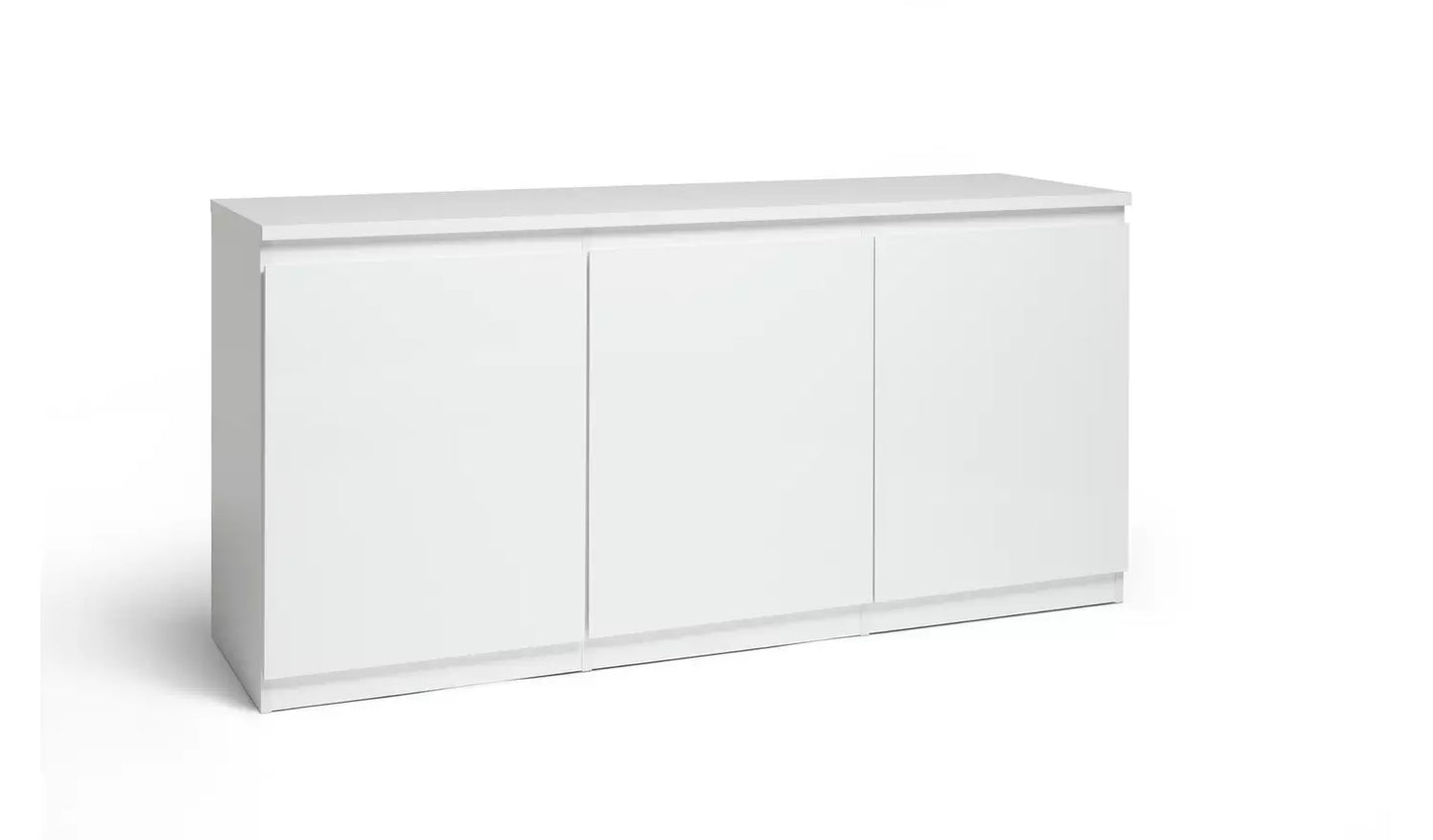 Assembled Habitat Jenson 3 Door Sideboard - White