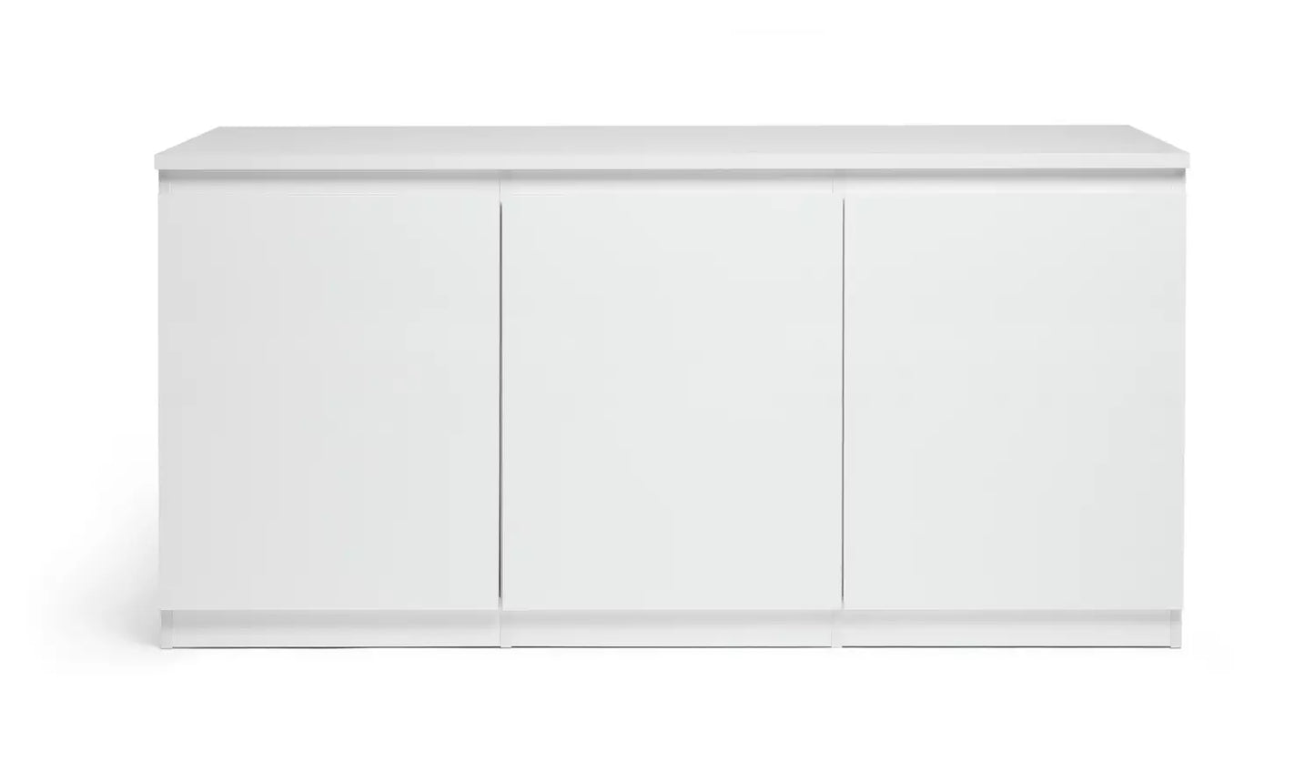 Assembled Habitat Jenson 3 Door Sideboard - White