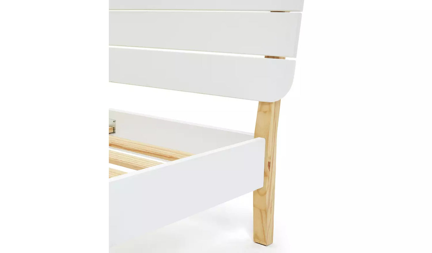 Habitat Hanna Small Double Wooden Bed Frame - White