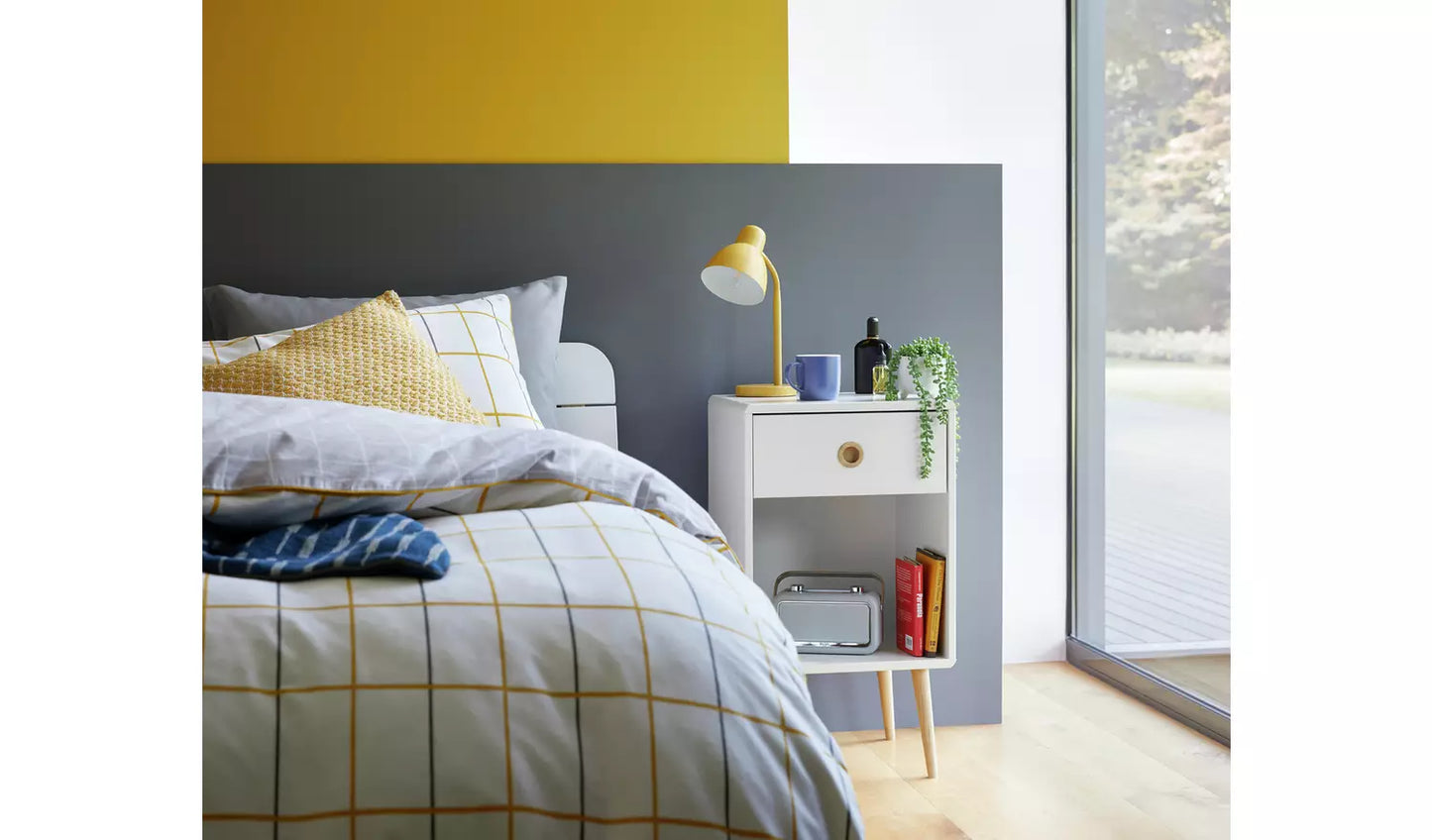 Habitat Hanna Small Double Wooden Bed Frame - White