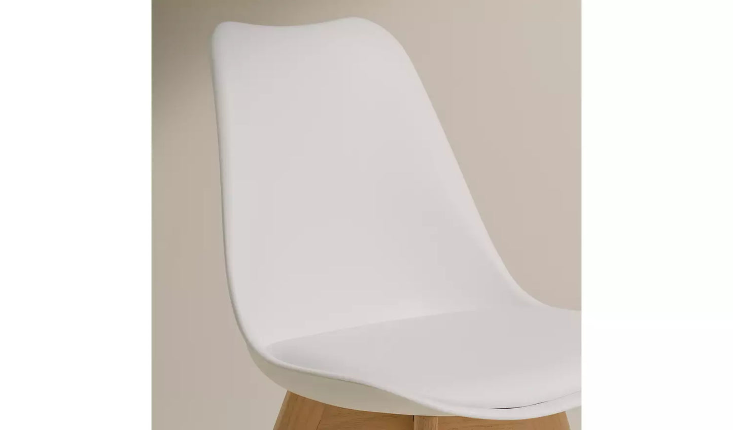 Habitat Jerry Pair of Dining Chair - White