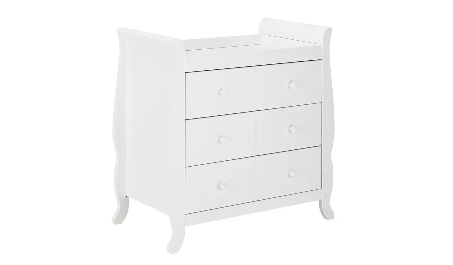 Cuggl Westbury Chest Nursery Drawer - White
