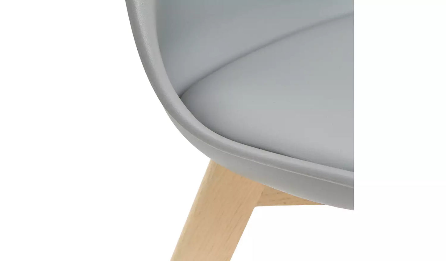 Habitat Jerry Pair of Dining Chair - Grey