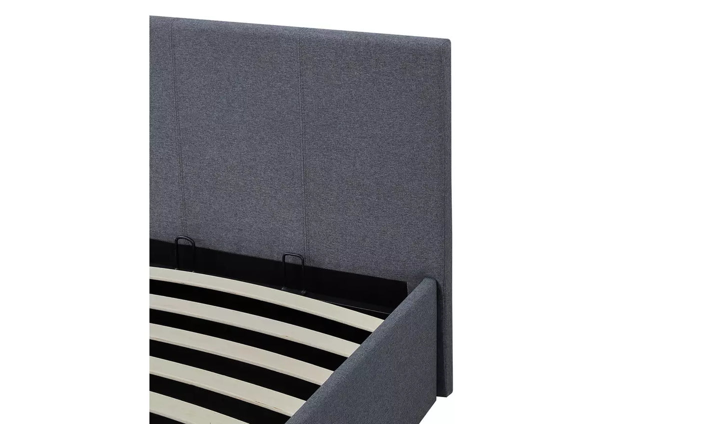 Heathdon Single End Lift Ottoman Bed - Grey