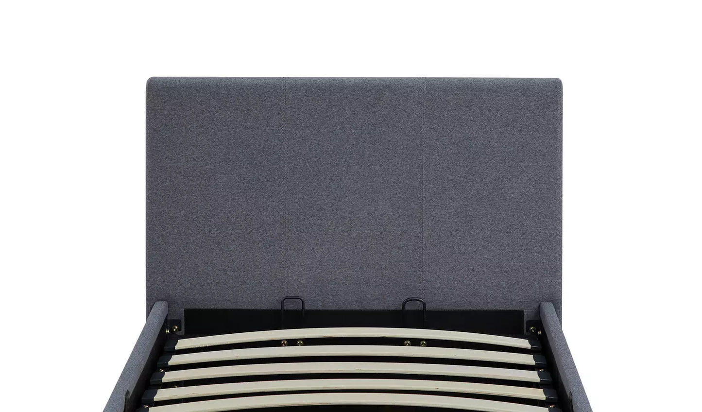 Heathdon Single End Lift Ottoman Bed - Grey