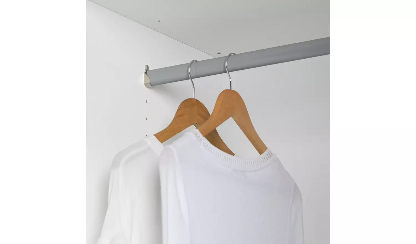 Habitat Munich Panelled 4 Door Mirror Wardrobe - White