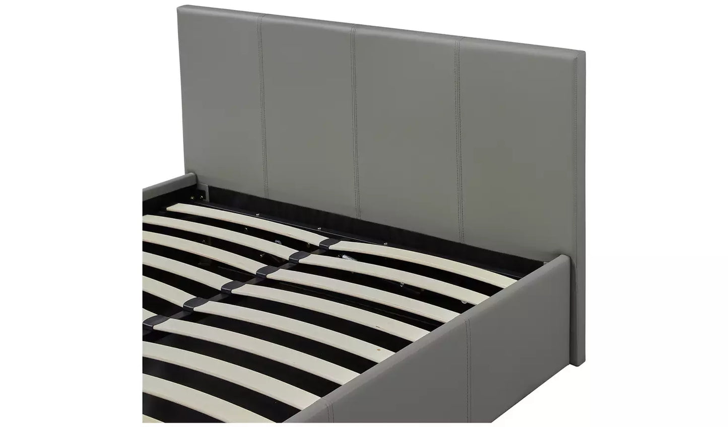 Lavendon Small Double Side Open Ottoman Bed- Grey