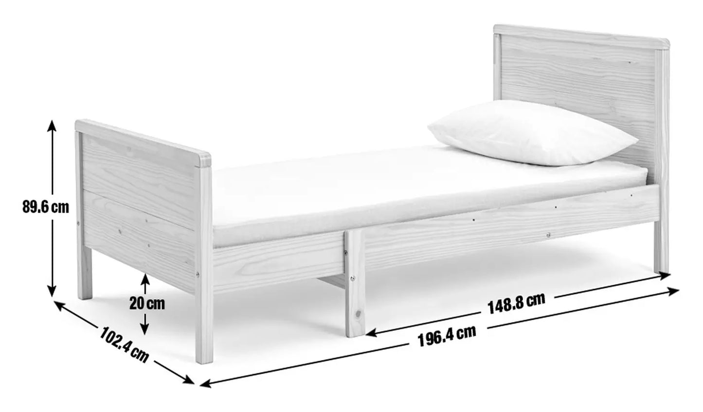 Habitat Bloom Extendable Toddler Bed - Pine